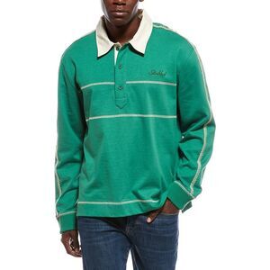 Simkhai Mens  Liam Polo Shirt, Green